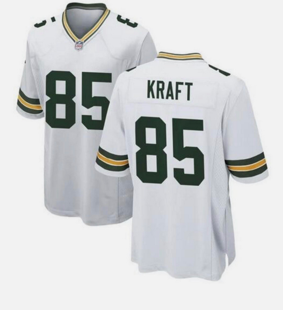 Men 2026 Green Bay Packers #85 Kraft white Limited Nike NFL Jersey